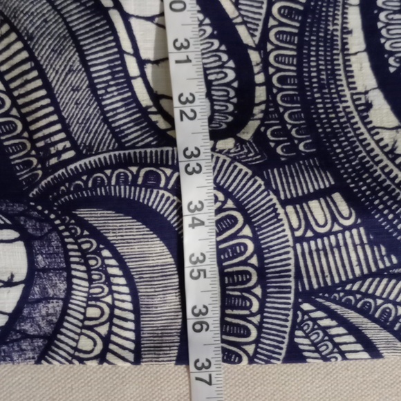 Like new Tory Burch blue and white abstract print tunic dress size 8 - Picture 10 of 11